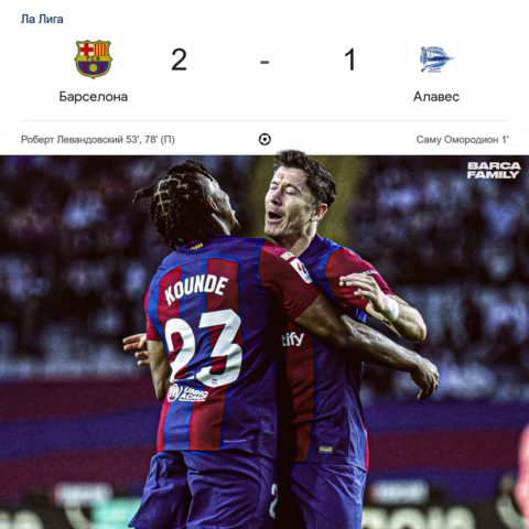 Выбираем лучшего игрока «Барселоны» в матче против «Алавеса» - FC-BARCELONA.RU